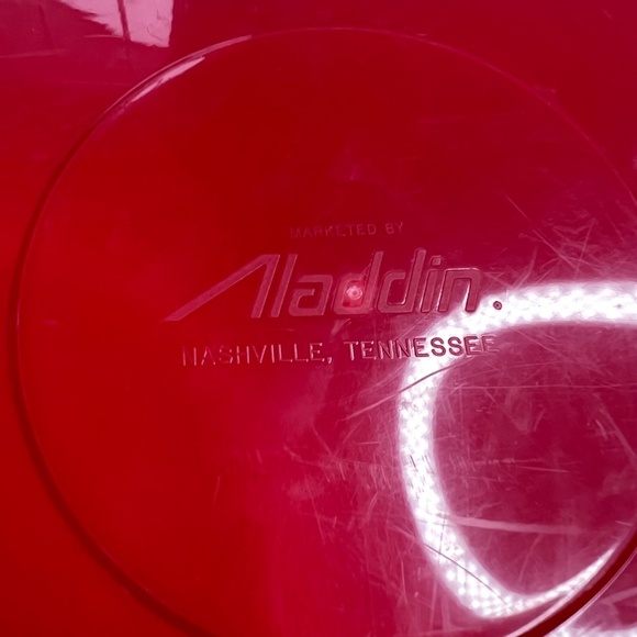 Vintage 1996 Coca Cola Bears Red Plastic Lunch Box Thermos Set - Picture 4 of 7